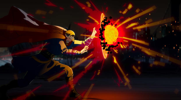 Doctor Strange HD Fight What If Wallpaper 700x3000 Resolution