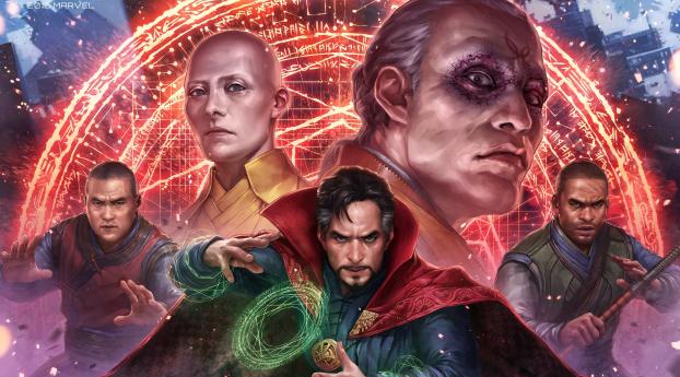 Doctor Strange In Marvel Future Fight Wallpaper 2356x2234 Resolution