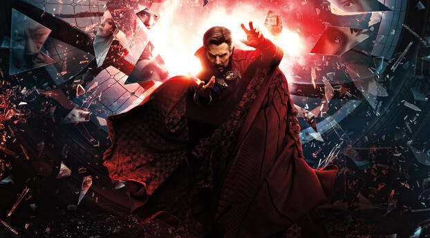 Doctor Strange in the Multiverse of Madness 4K Wallpaper 1440x3160 Resolution
