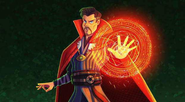 Doctor Strange Marvel Comic Art Wallpaper 480x484 Resolution