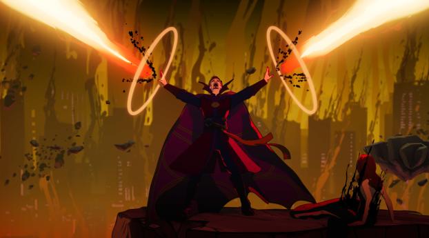 Doctor Strange Supreme What If Wallpaper 1080x2316 Resolution