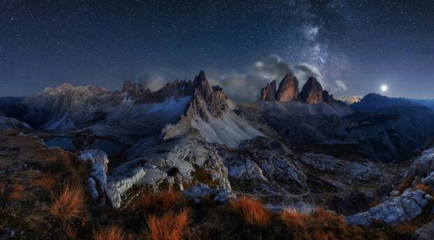 Dolomites Mountain HD Wallpaper 360x360 Resolution