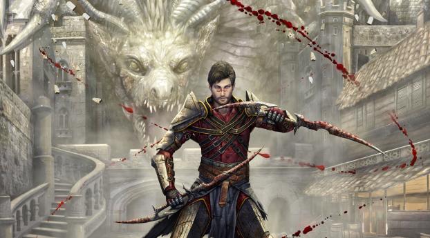 Dragon Age Killer Dragon Wallpaper 500x700 Resolution