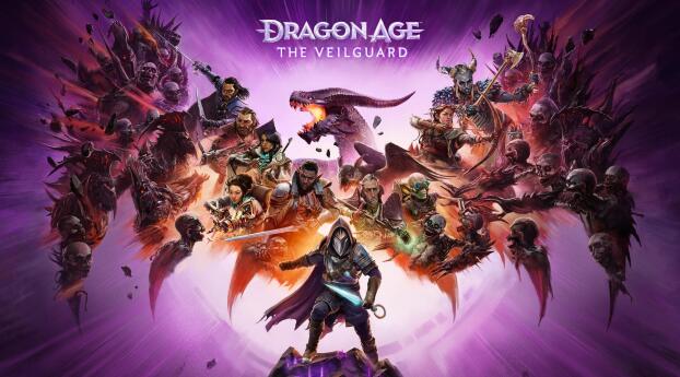 Dragon Age The Veilguard 2024 Gaming Wallpaper 1080x1080 Resolution