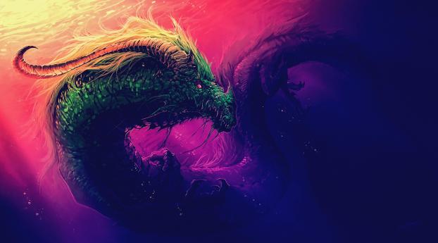 Dragon Artwork 4K Wallpaper