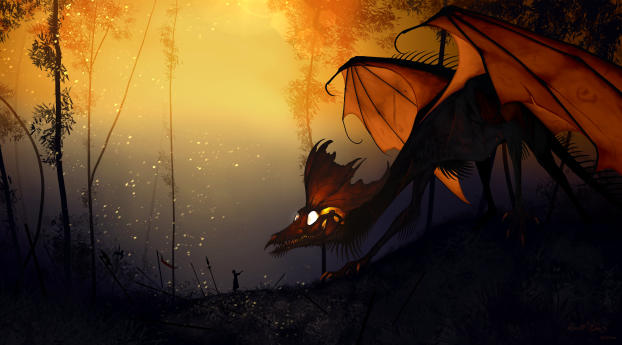 Dragon Artwork Fantasy Wallpaper 1000x624 Resolution