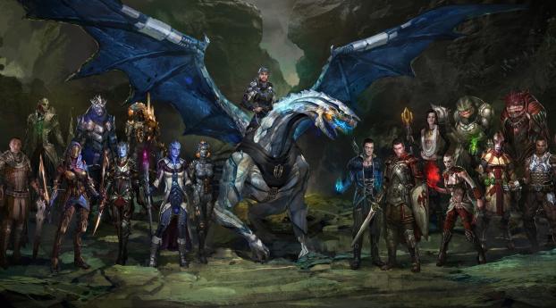 dragon, rider, creatures Wallpaper 2560x1700 Resolution