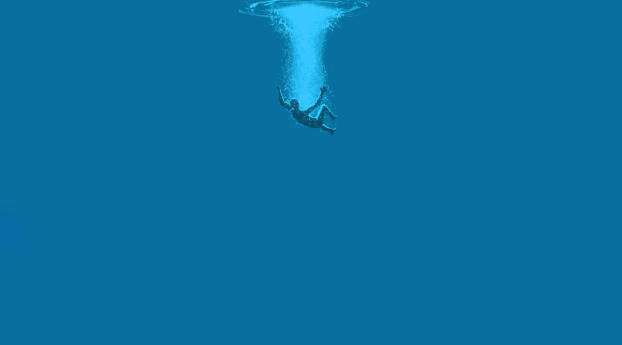 Drowning Artwork Wallpaper 480x800 Resolution