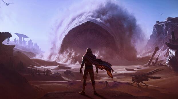 Dune Awakening 4K Gaming Arrakis Sands Wallpaper