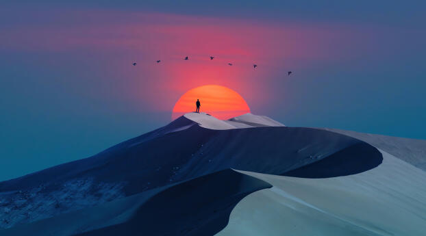 Dune HD Sunrise Wallpaper 2160x1920 Resolution