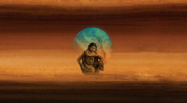 Dune Movie Concept Art Zendaya Wallpaper 320x568 Resolution