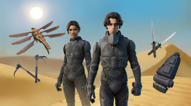 Dune Movie x HD Fortnite Chapter 2 Wallpaper