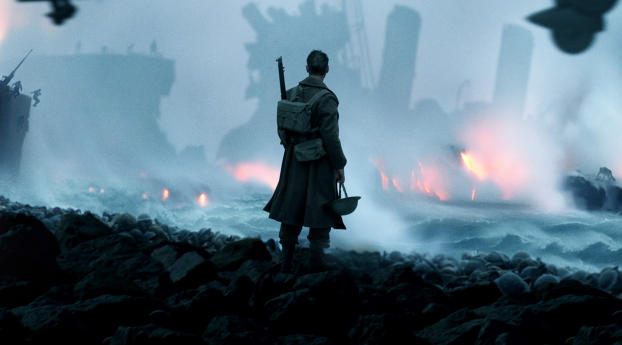Dunkirk Movie Poster Wallpaper 480x484 Resolution