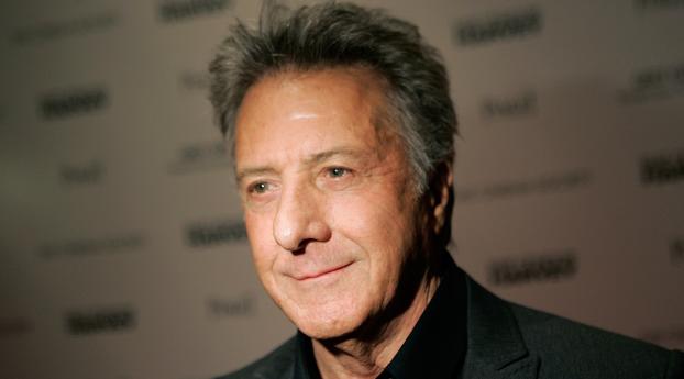 dustin hoffman, gray-haired, smile Wallpaper 2560x1024 Resolution