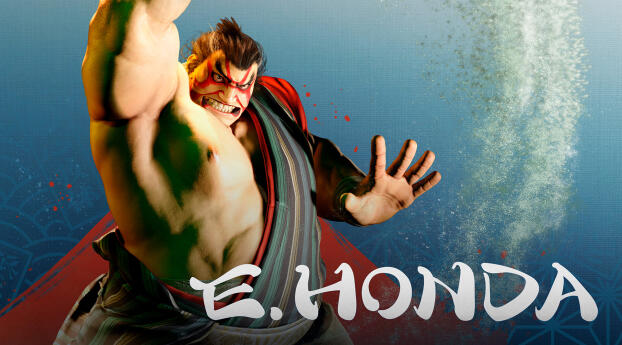E. Honda HD Street Fighter Wallpaper 1080x224 Resolution