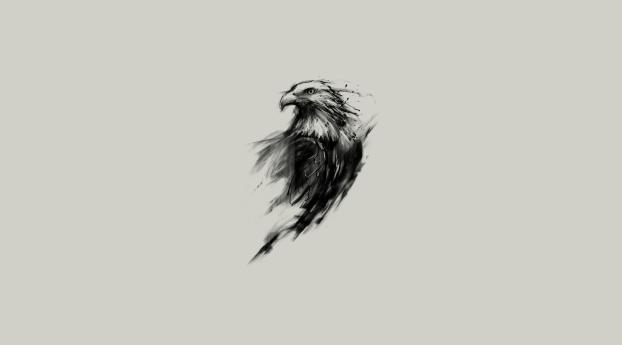 eagle, art, black Wallpaper 1000x2000 Resolution