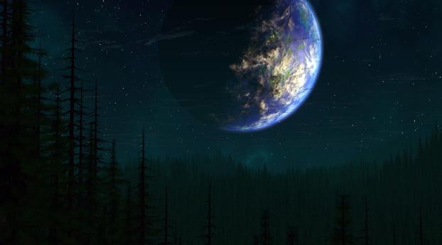 earth, planet, life Wallpaper 2560x1080 Resolution