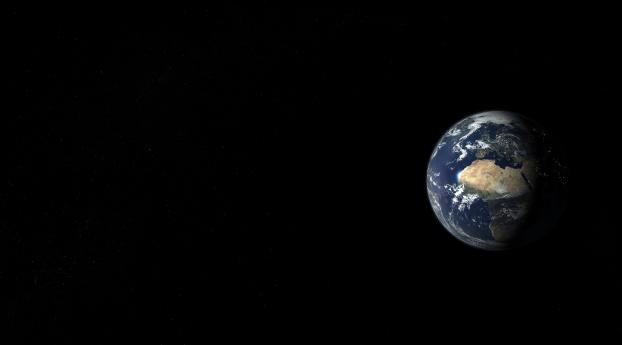 earth, planet, stars Wallpaper 1080x2282 Resolution