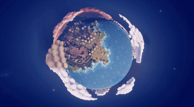 Earth View in Before We Leave Game Wallpaper 2460x900 Resolution