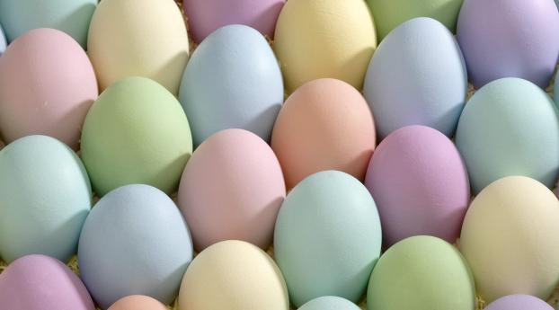 easter, eggs, colored Wallpaper