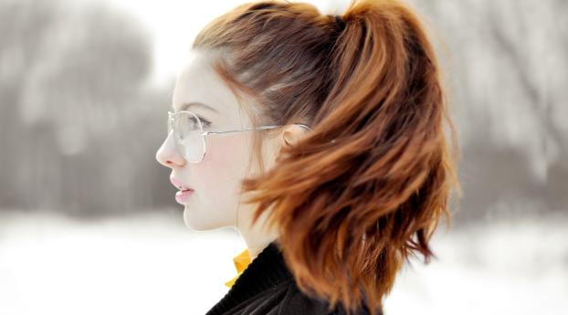 ebba zingmark, redhead, profile Wallpaper 2300x1080 Resolution