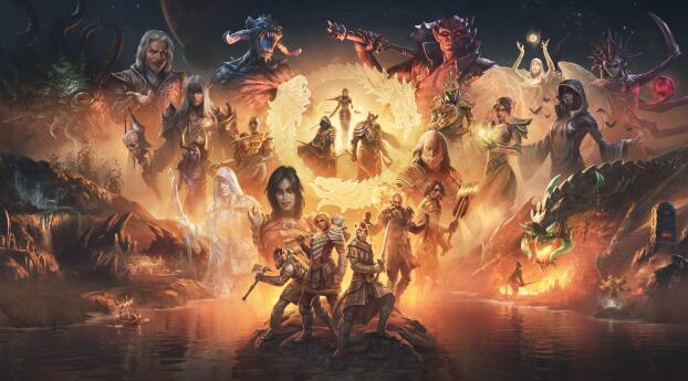 Elder Scrolls Online Gaming Characters Wallpaper