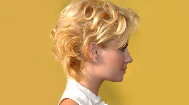 Elisha Cuthbert Hair Cut Images Wallpaper 320x568 Resolution