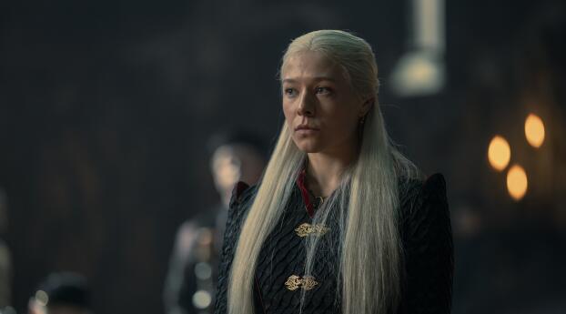 Emma D'Arcy as Rhaenyra Targaryen HOTD Wallpaper 1280x800 Resolution