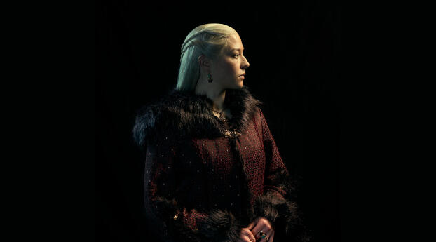 Emma D'Arcy's Princess Rhaenyra Targaryen Wallpaper 240x320 Resolution