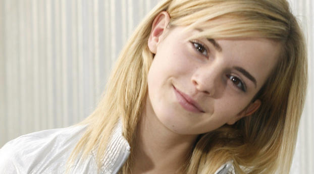 Emma Watson Brown Hair Images Wallpaper 1080x2310 Resolution