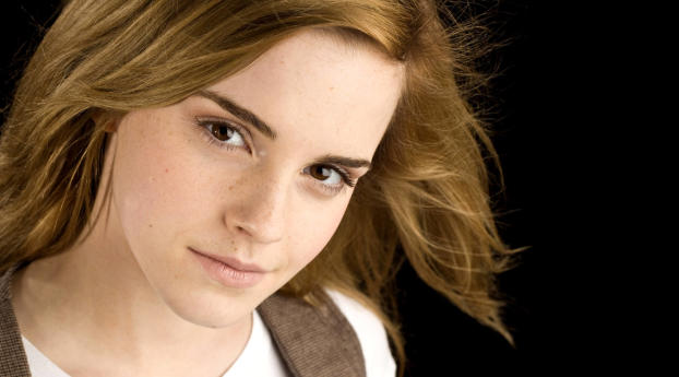 Emma Watson Hot Smile 2014 Images Wallpaper 480x320 Resolution