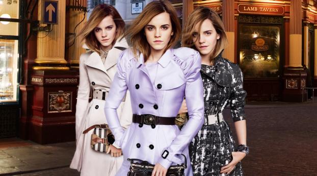 Emma Watson In Suit Images Wallpaper 950x1534 Resolution