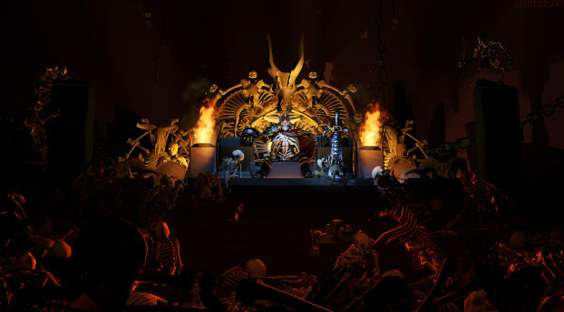 empire of bone, skeleton king, dota 2 Wallpaper 1280x720 Resolution