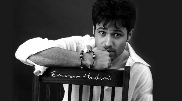Emraan Hashmi Black and White wallpapers Wallpaper 1400x900 Resolution