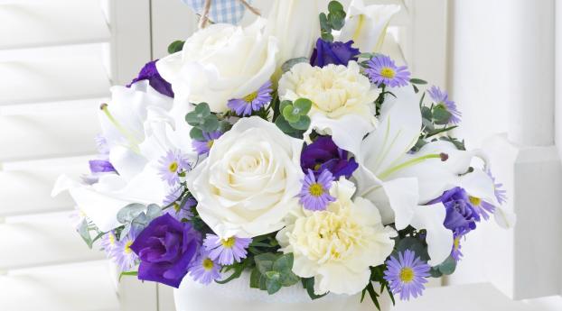 eustoma, lily, flowers Wallpaper 750x1334 Resolution