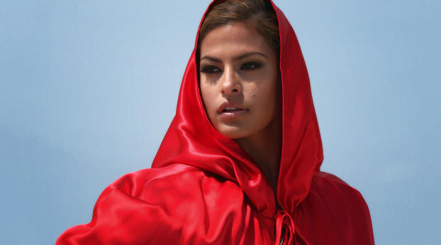 Eva Mendes In Red Wallpapers Wallpaper 2048x1152 Resolution