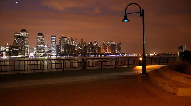 evening, city, lights Wallpaper 1080x1620 Resolution
