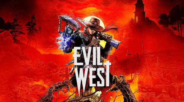 Evil West HD Gaming Poster Wallpaper
