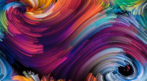 Exploding Gradient Colors Wallpaper 1080x1620 Resolution