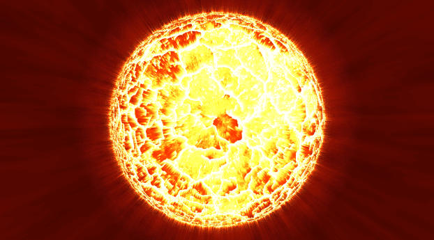 Explosion Solar Flare Wallpaper 1440x2560 Resolution