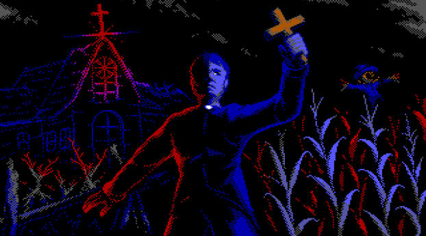FAITH The Unholy Trinity Pixel Art Wallpaper 2200x2480 Resolution