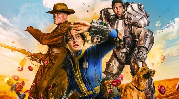 Fallout Ella Purnell Tv Show Wallpaper 320x320 Resolution