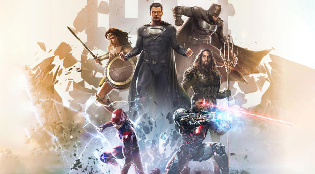 Fan Poster of  Zack Snyder's Justice League Wallpaper 480x320 Resolution