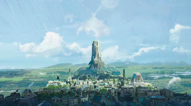 1080x24002 Fantasy City HD Landscape Digital 1080x24002 Resolution ...
