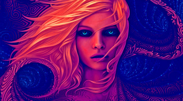 Fantasy Girl Artwork Wallpaper 1440x2560 Resolution