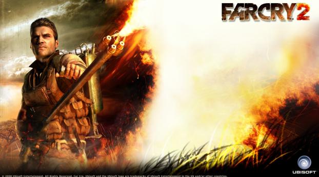 far cry, flamethrower, fire Wallpaper 2560x1440 Resolution