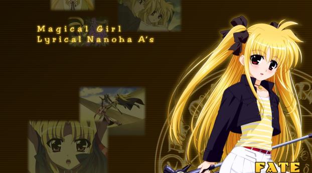 fate testarossa mahou shoujo, girl, blonde Wallpaper 1920x1200 Resolution