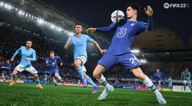 FIFA 23 HD Gameplay Wallpaper 1440x310 Resolution