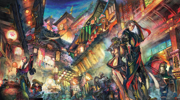 Final Fantasy 14 Stormblood Wallpaper 3440x1440 Resolution