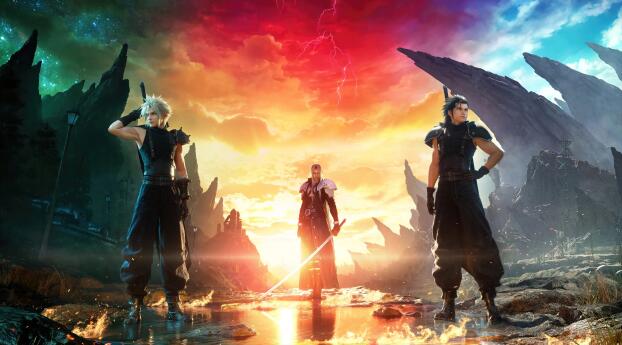 Final Fantasy 7 Rebirth Cloud Strife Wallpaper
